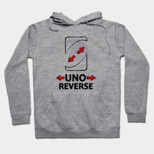 uno reverse, uno out, card games Hoodie